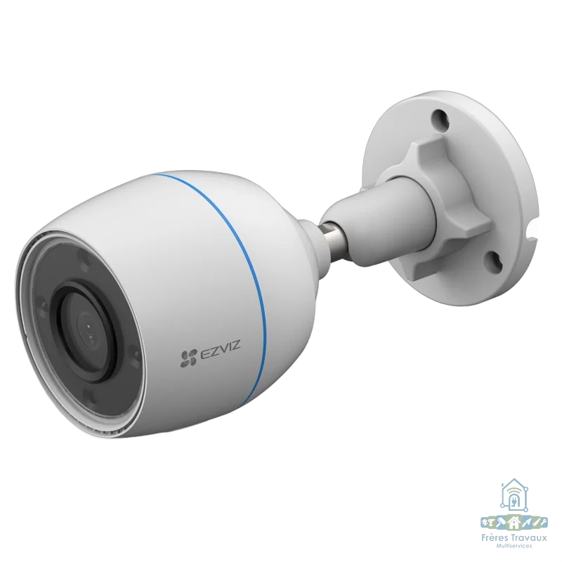 Caméra de sécurité Wi-Fi Intérieure 2MP, Vision Nocturne, Détection de Mouvement, Audio Bidirectionnel EZVIZ CS-H3C