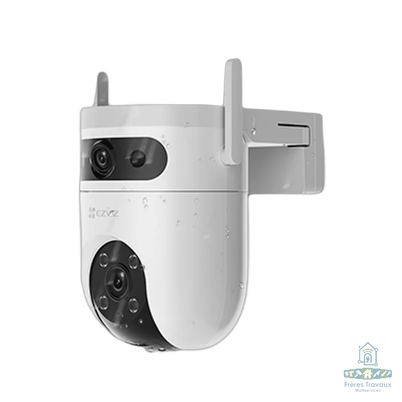 Caméra Extérieure EZVIZ Dual 3MP-3MP Double Objectif, 360°, Ultra HD, Vision Nocturne Couleur & Suivi Intelligent CS-H9C