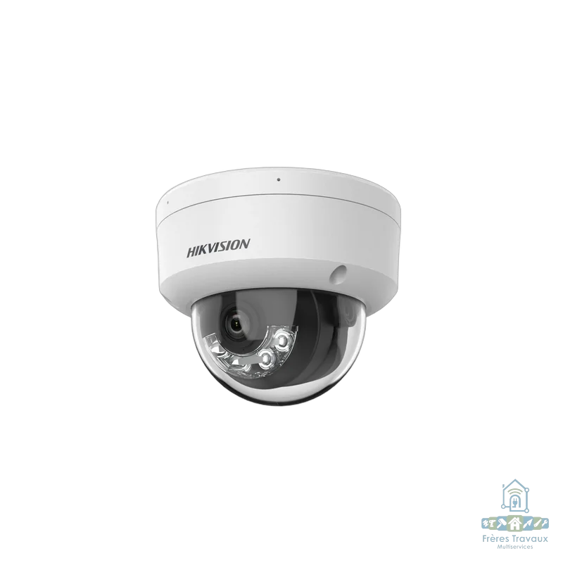 Camera IP Dome 6MP SMART HYBRID LIGHT avec audio Hikvision DS-2CD1163G2-LIU