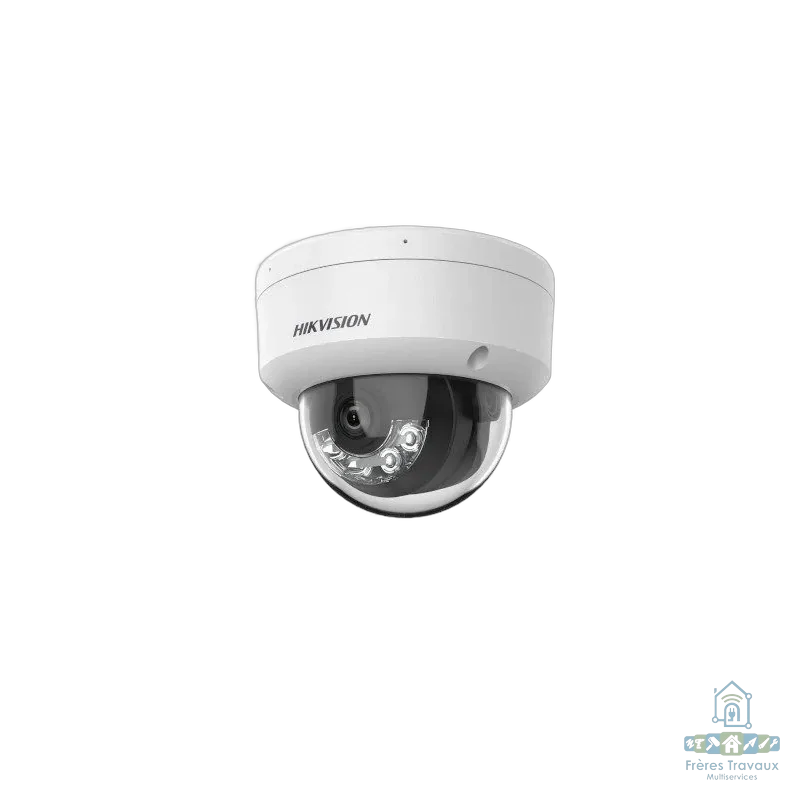 Caméra IP HIKVISION Dome 8MP Smart Hybrid light avec Audio DS-2CD1183G2-LIU