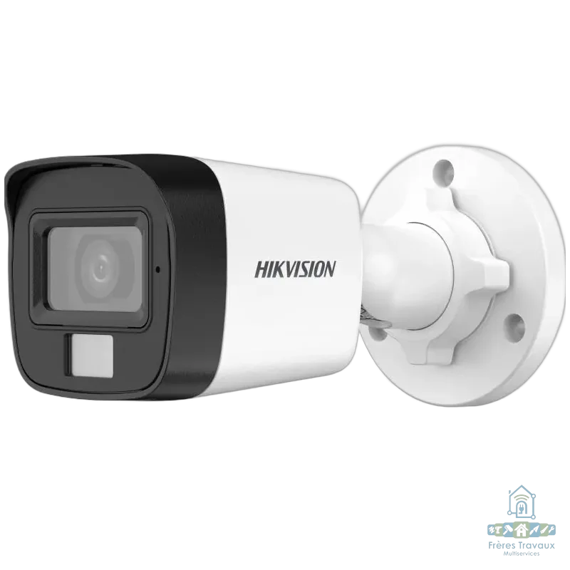 Camera Analog Mini Bullet 3K hybrid light avec audio IR 40m Hikvision DS-2CE17K0T-LFS