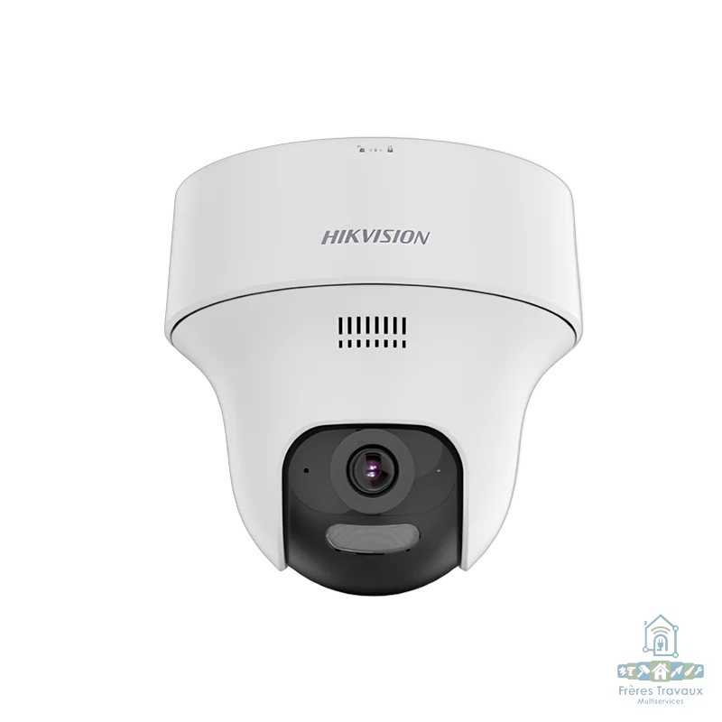 Caméra PT Turret WI-FI Sans fil Hikvision 4MP Hybrid light, Two ways audio, Carte Hikvision DS-2CV1F43G2-LIDWF