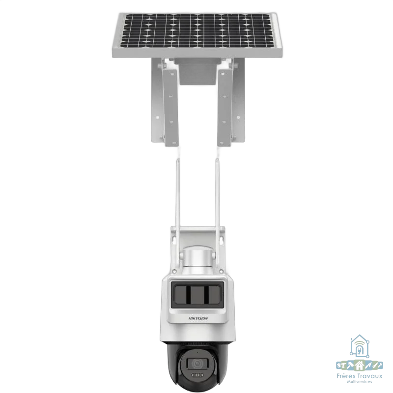 Caméra solaire Speed Dome PT 4MP IP 4G Micro + Audio HIKVISION DS-2DE2C400IWG-K/4G/C05S10