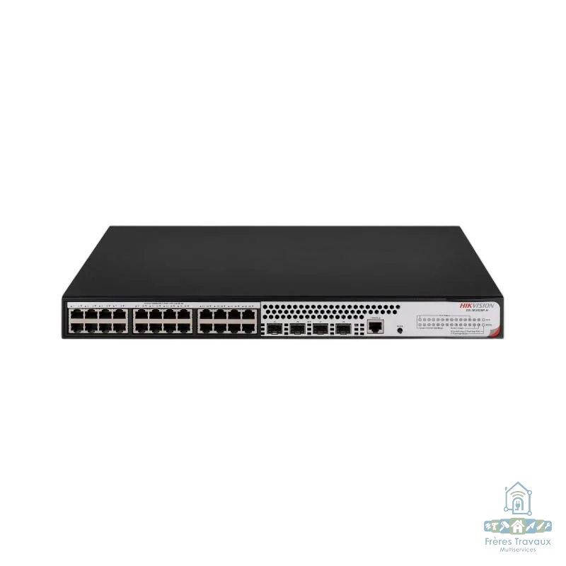 Switch Gigabit Full Managed POE 24 ports,4 GE SFP, 370W HIKVISION DS-3E2528P-H