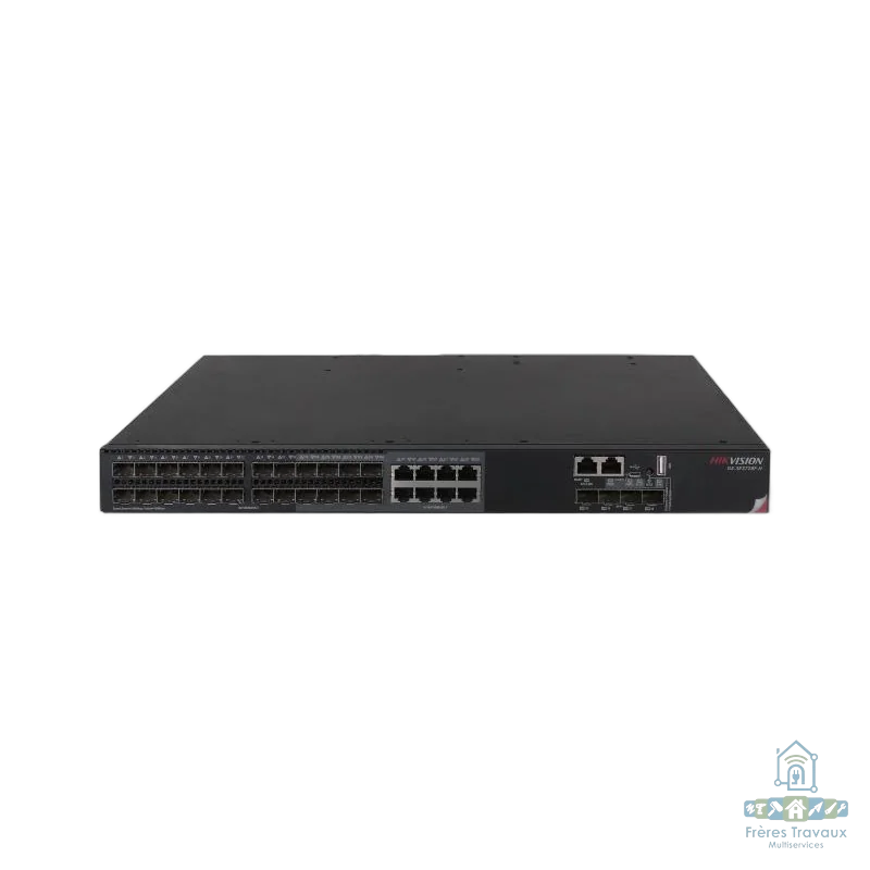 Switch Fiber Core Switch 28 Ports GE SFP, 8 GE RJ45/SFP Combo, 4*10G SFP HIKVISION DS-3E3728F-H