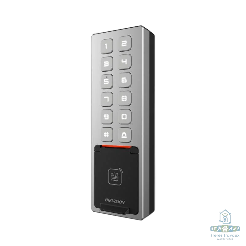 Terminal De contrôle Daccès à Empreinte Digitale et Cartes Hikvision DS-K1T805MBFWX