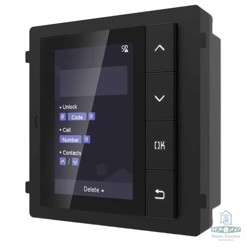 Module écran LCD pour interphone vidéo Hikvision DS-KD-DIS