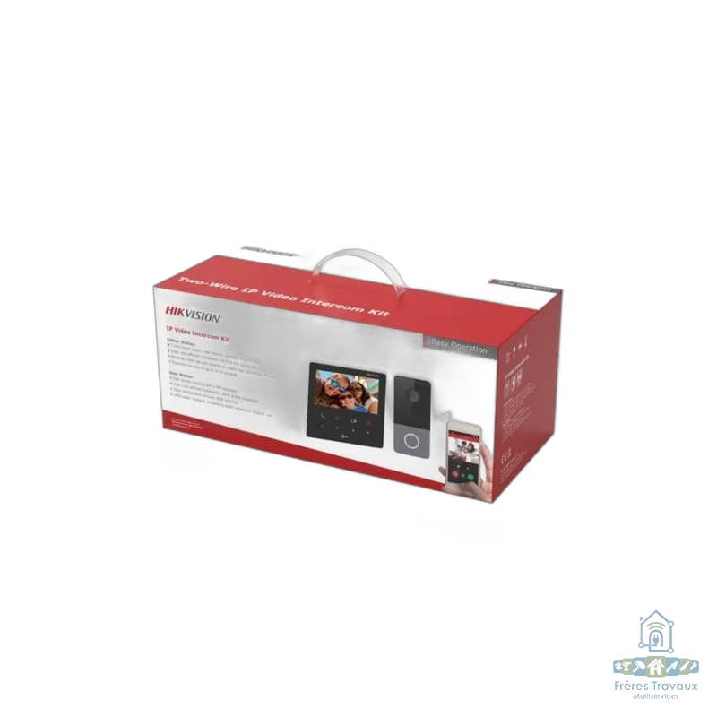 Hikvision IP video intercom kit DS-KIS606-P, 2MP HD camera DS-KIS606-P