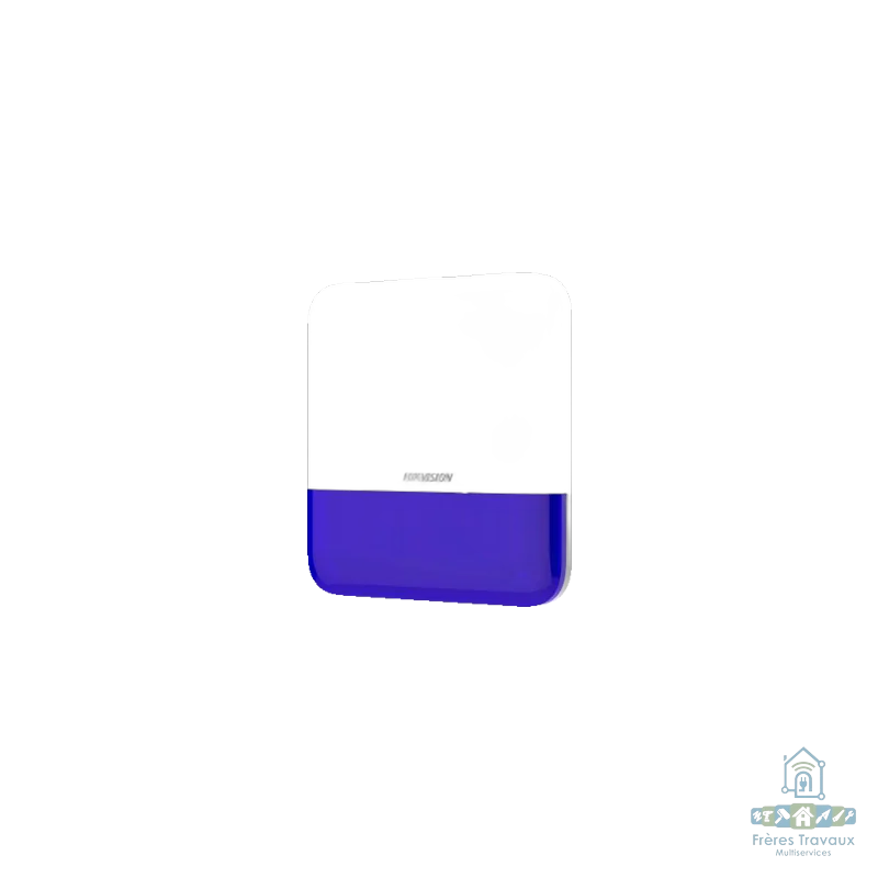 Sirène Extérieure Sans Fil avec Flash Rouge, IP65, 110dB, Pour AX PRO Hikvision DS-PS1-E-WB Bleu